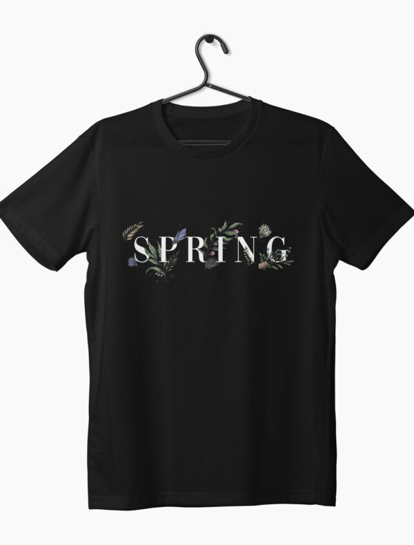 Spring black t-shirt