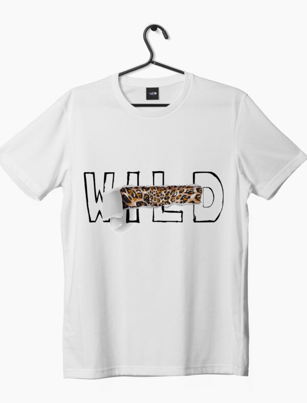 Wild Graphic White T-Shirt