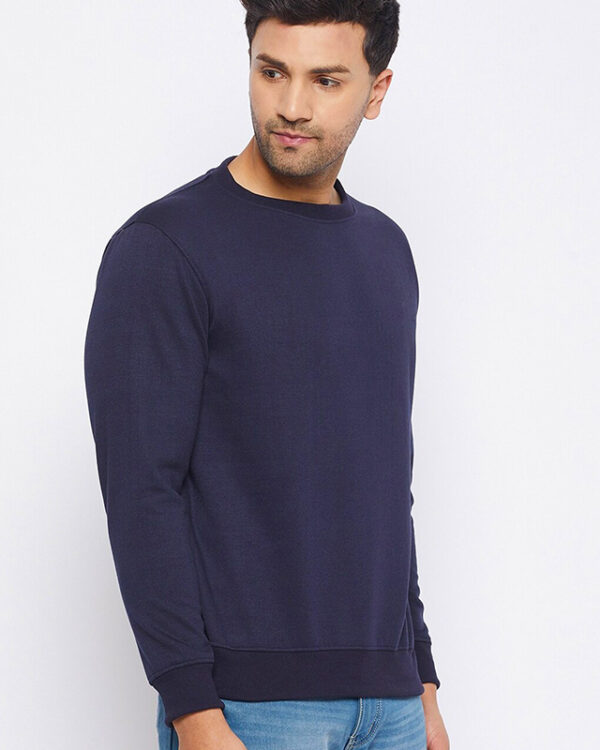 Navy Blue Crewneck Sweatshirt