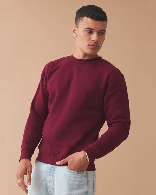 Maroon Crewneck Sweatshirt in india