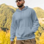 Baby Blue Unisex Pullover fleece Hoodie