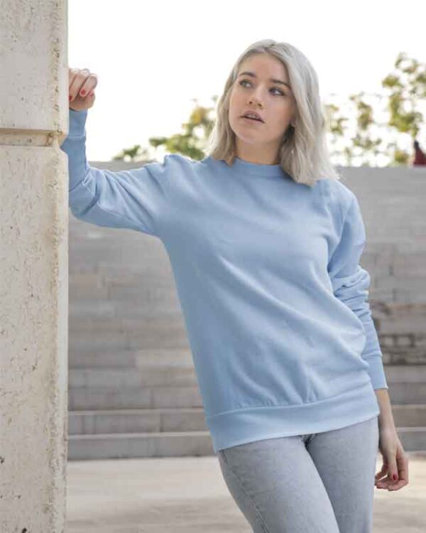 Plain Baby Blue Unisex Sweatshirt