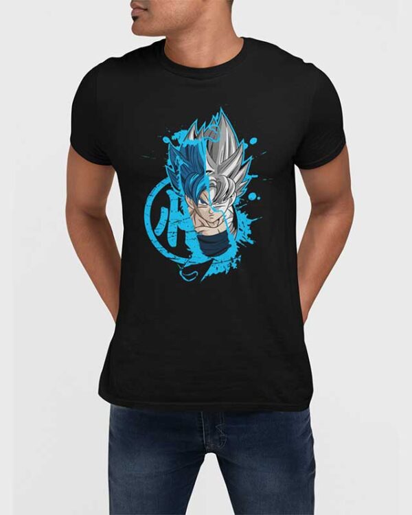 Blue Saiyan T-shirt design